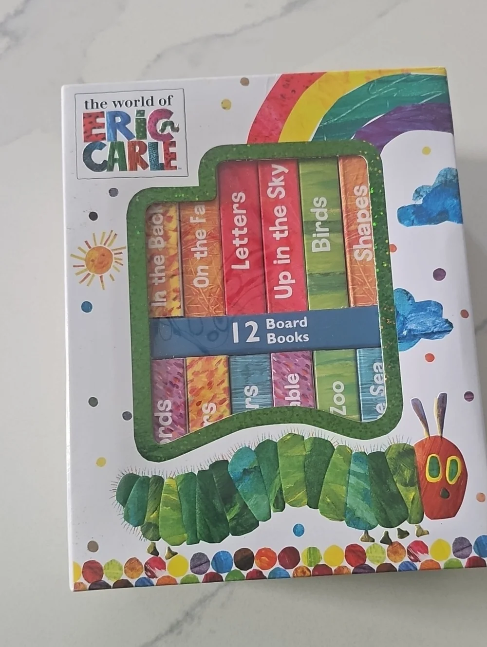 12-Book Board Book Set - Colorful Kids Toys